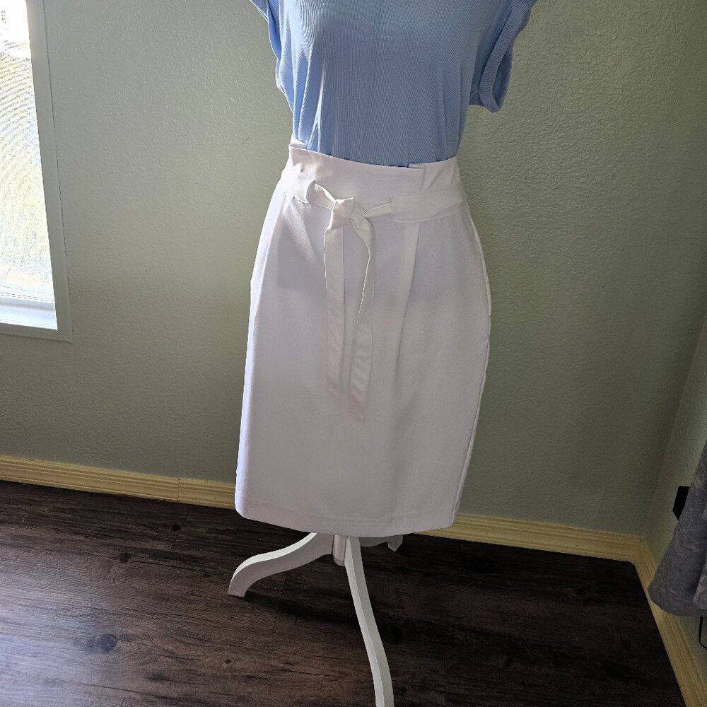 White Pencil Skirt